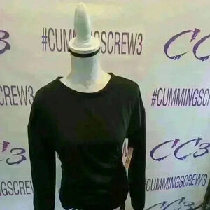 No boundaries black rushed side tee multiple available brand new with tags